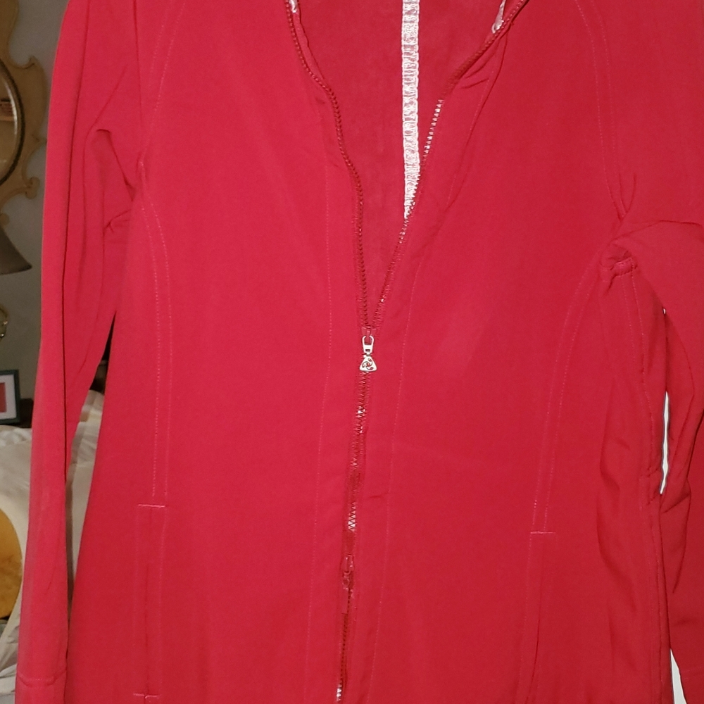 Red jacket